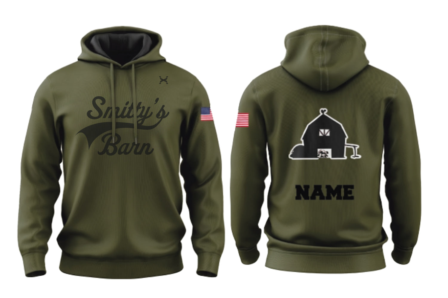 Smitty's Wrestling Barn - Military Collection Performance Hoodie