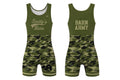 Smitty's Wrestling Barn Unisex Singlet- Barn Army Collection (Military Camo)