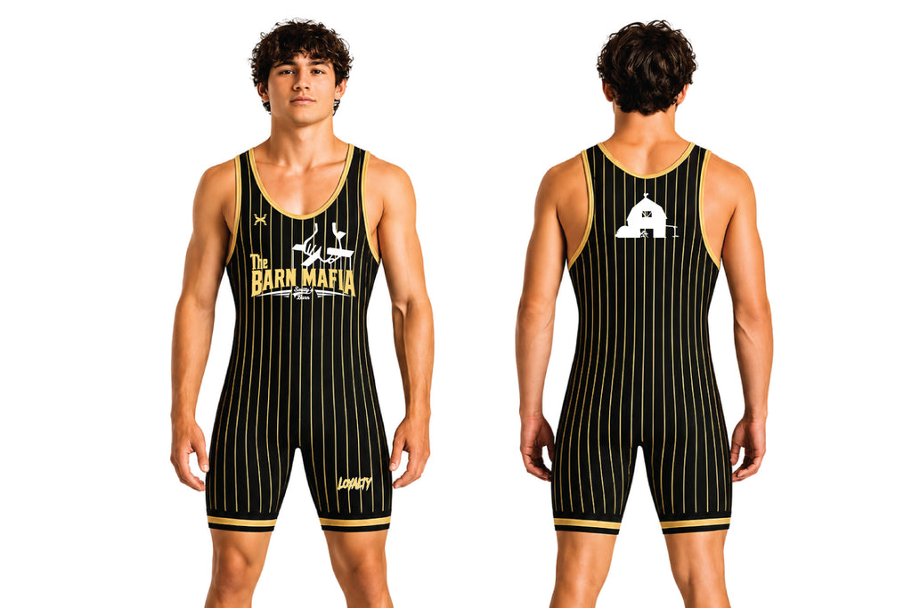 Barn Mafia Unisex Singlet- Gold