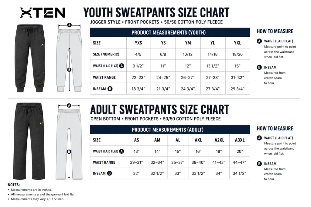 RedNose Wrestling Cotton Sweatpants w/Pockets