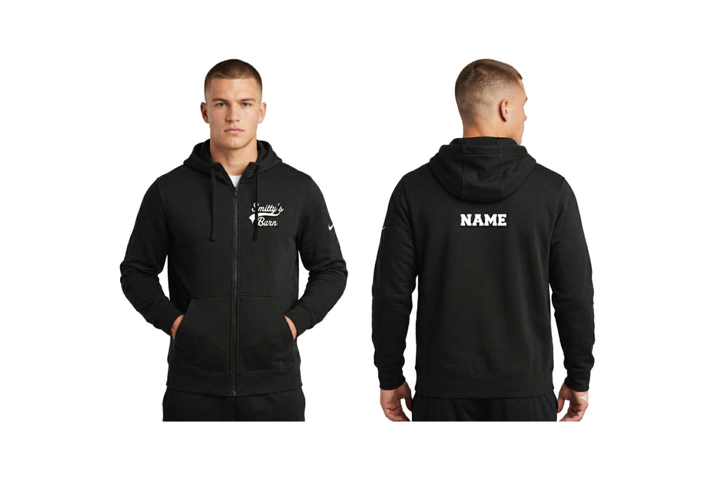 Smitty's Wrestling Barn NIKE Full-Zip Hoodie - Black
