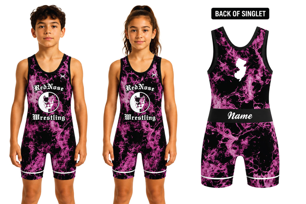 RedNose Wrestling Blaze Singlet - Purple