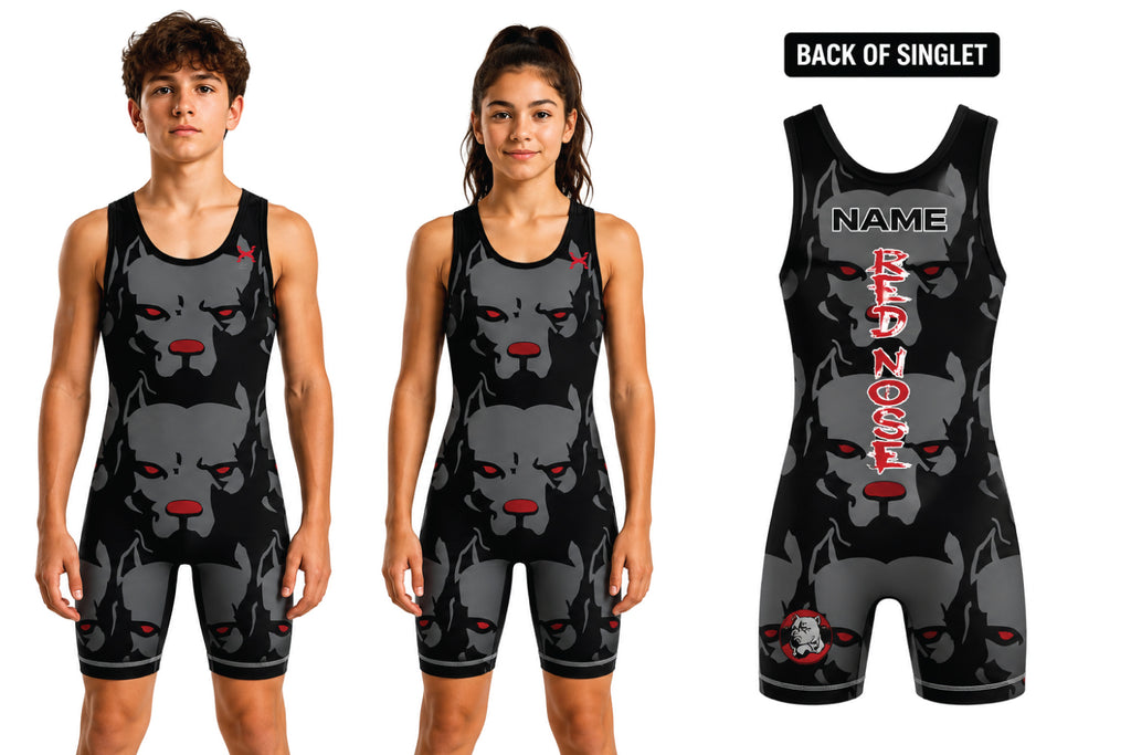 RedNose Wrestling Alpha Singlet -Shadow