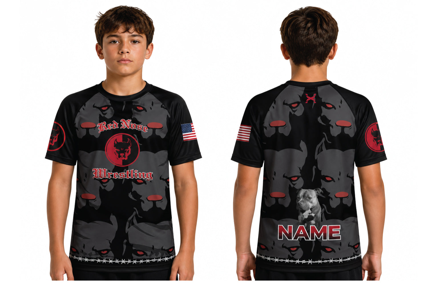 RedNose Wrestling Performance Shirt - Alpha Shadow