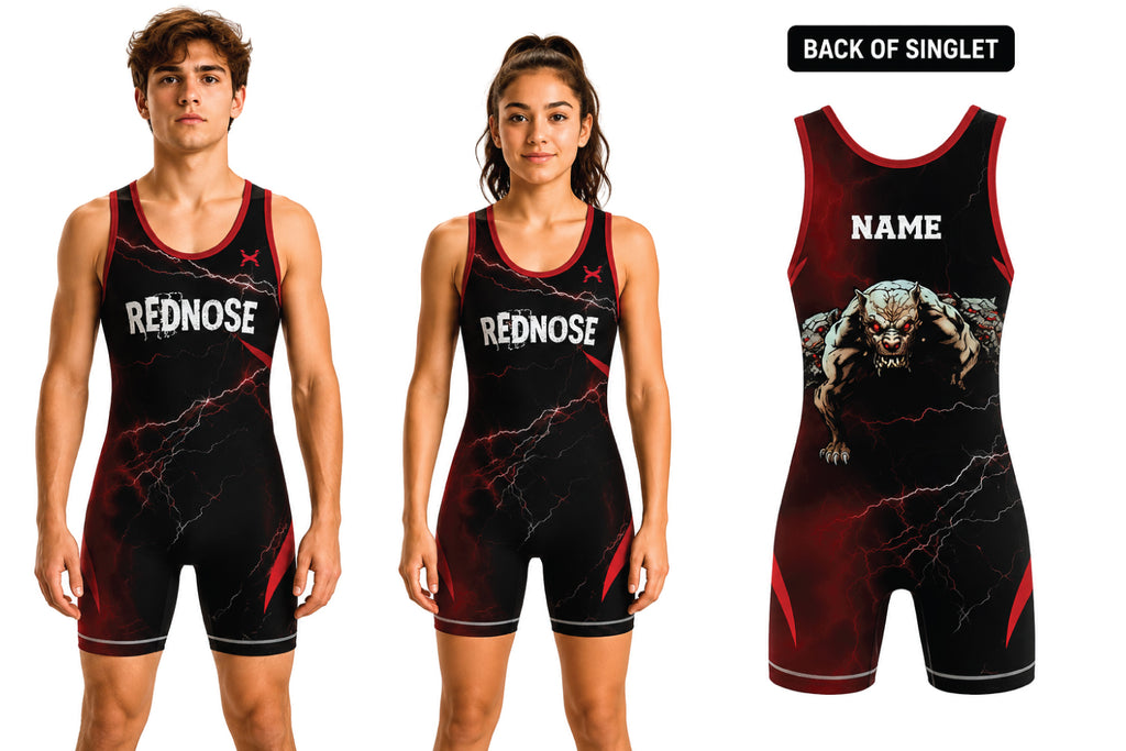 RedNose Wrestling Beast Mode Singlet