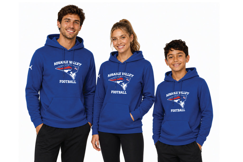 Au Sable Patriots Football Pullover Hoodie [Unisex]