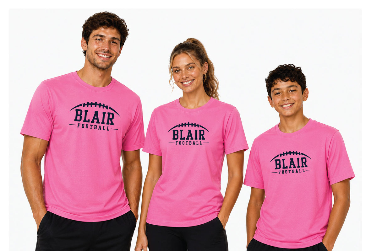 Blair Football PINK Cotton Tee [Unisex]