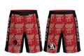 RedNose Wrestling Fight Shorts - Alpha Crimson