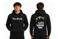 RedNose Wrestling Foca Style Cotton Hoodie -Black