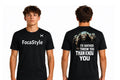 RedNose Wrestling Standard Cotton Tee - Foca Style Black