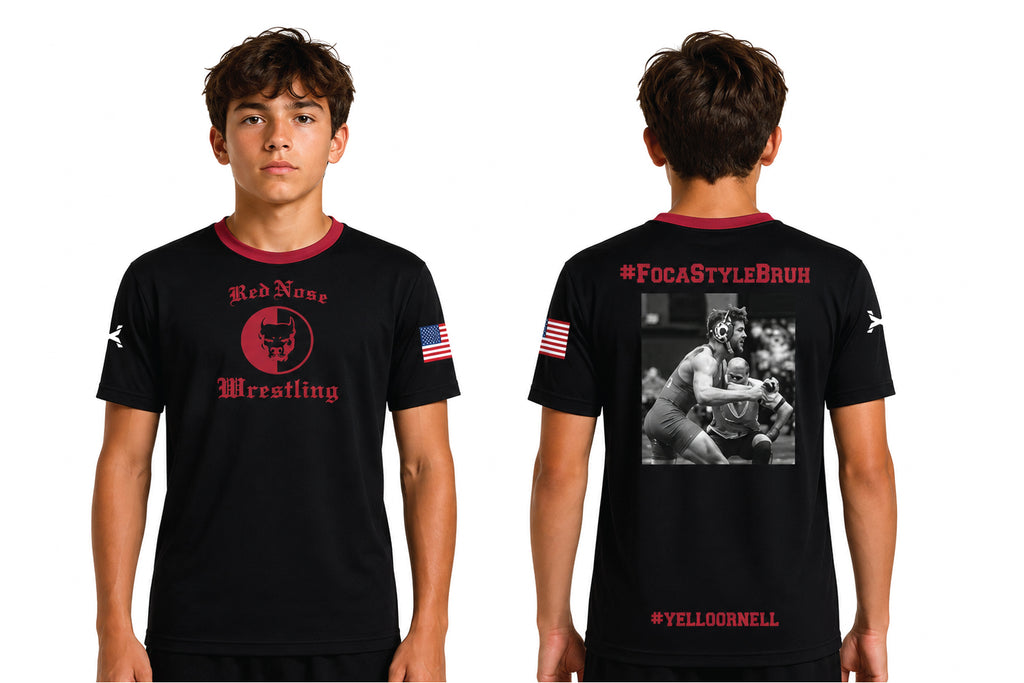 RedNose Wrestling Performance Shirt - #FocaStyleBruh