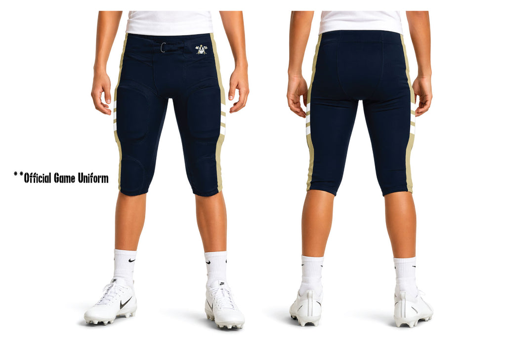 Oakland Braves Football - Integrated Game Pants
