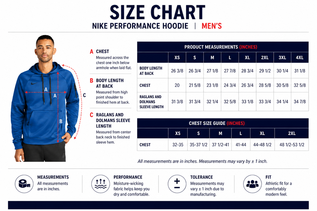 Smitty's Wrestling Barn NIKE Performance Hoodie