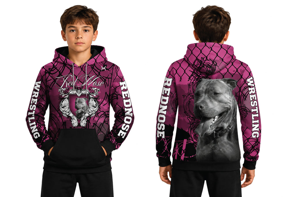 RedNose Wrestling Royalty Sublimated Hoodie (Purple)
