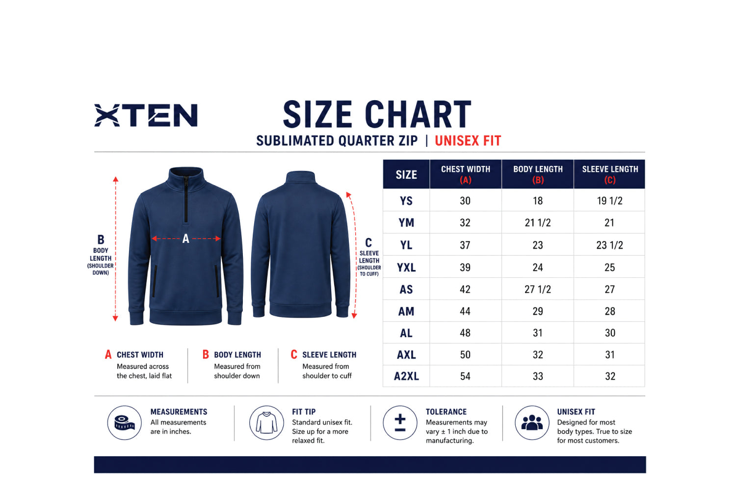 Oakland Braves Football Performance Quarter Zip